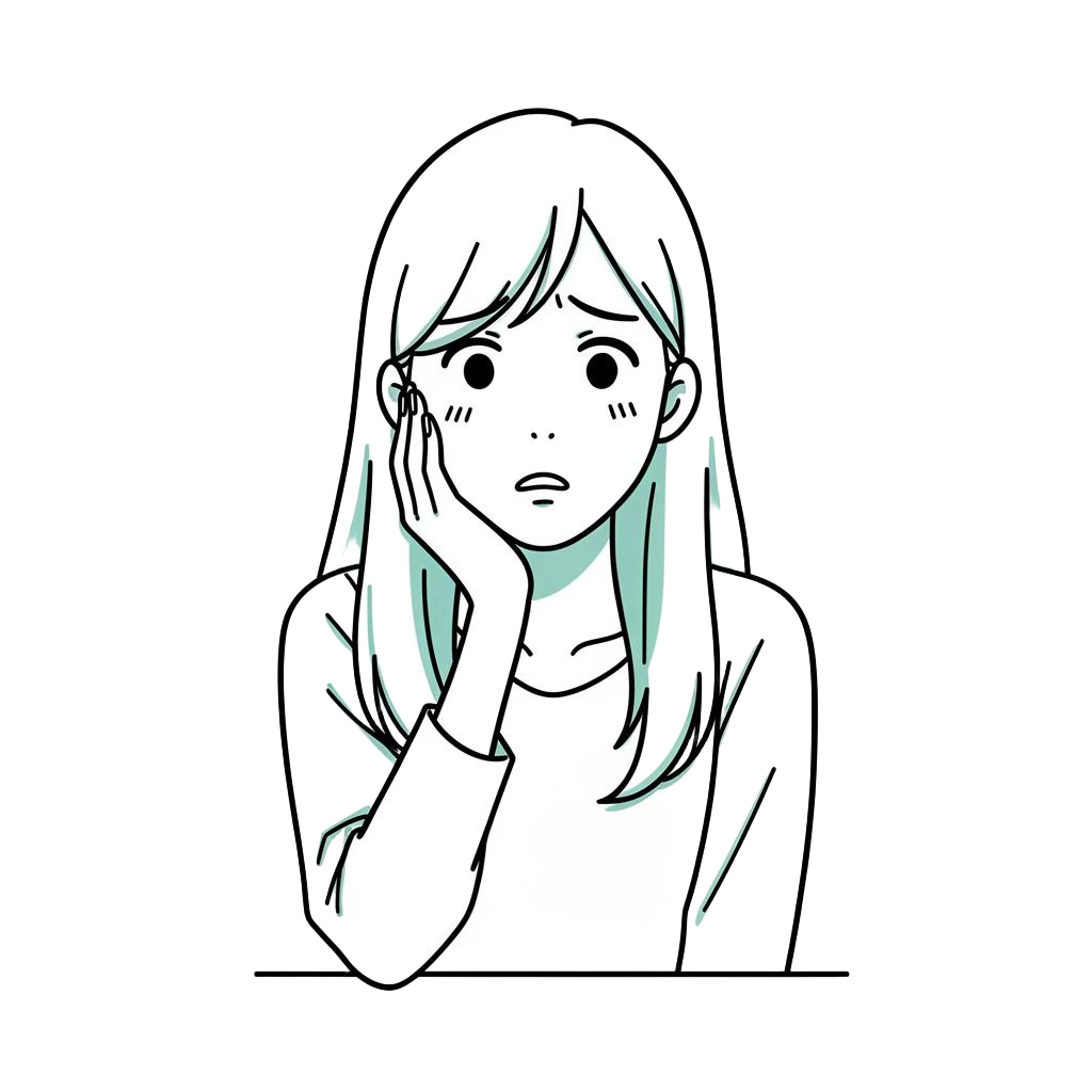 キャリアの将来に不安を感じる女性